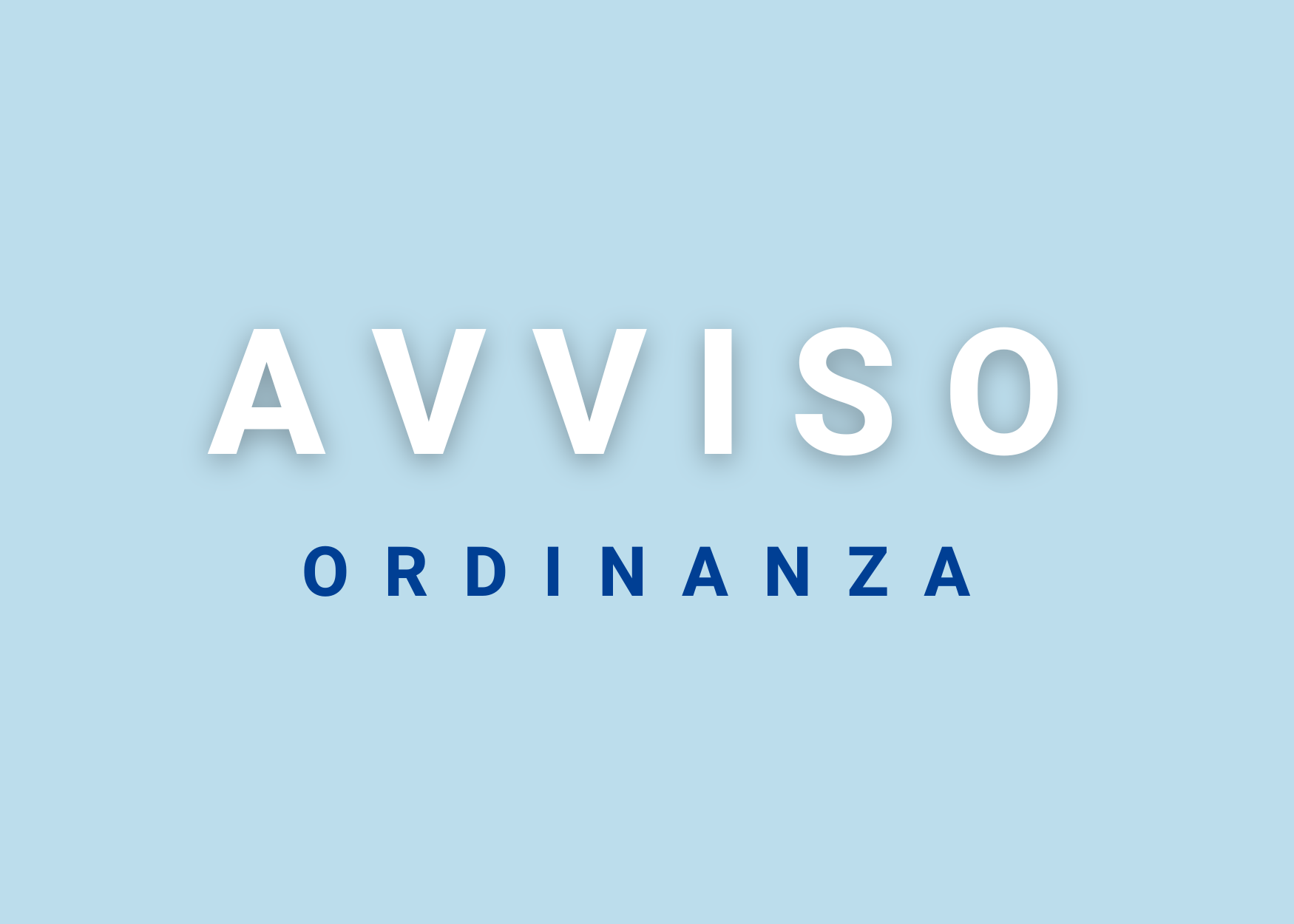 Avviso | Ordinanza n. 176 del 7/6/2024