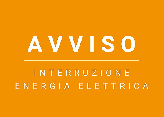 Avviso | Interruzione energia elettrica