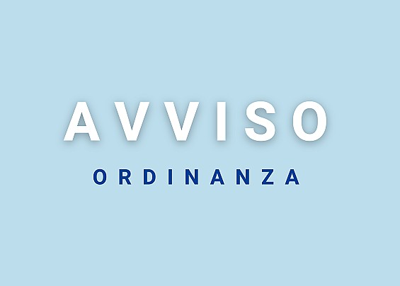 Avviso | Ordinanza n.35 del 26/06/2024