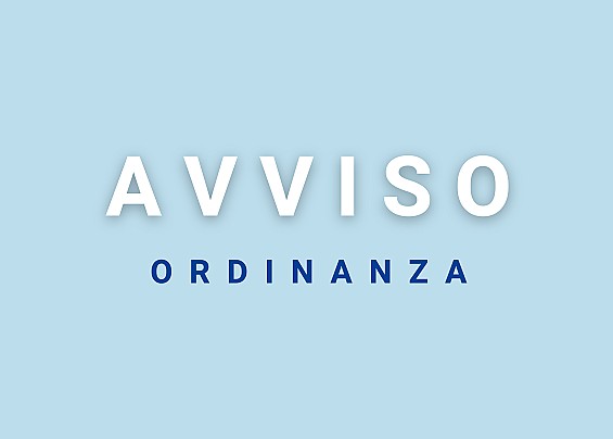 Avviso | Ordinanza n. 38 del 4/7/2024