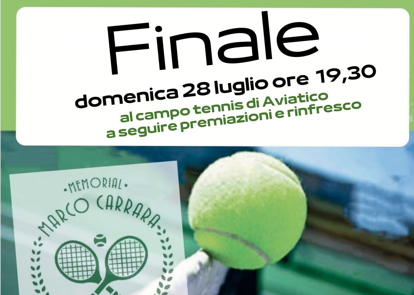 Finale del torneo di tennis "2° Torneo di tennis "Memorial Marco Carrara" (28/07/2024)