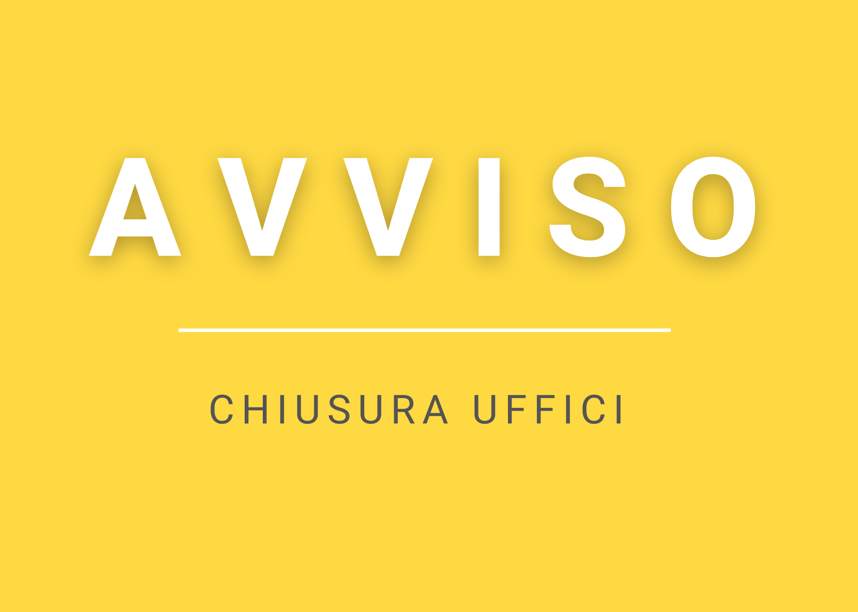 Chiusura al pubblico degli Uffici comunali mercoledì 14 agosto 2024