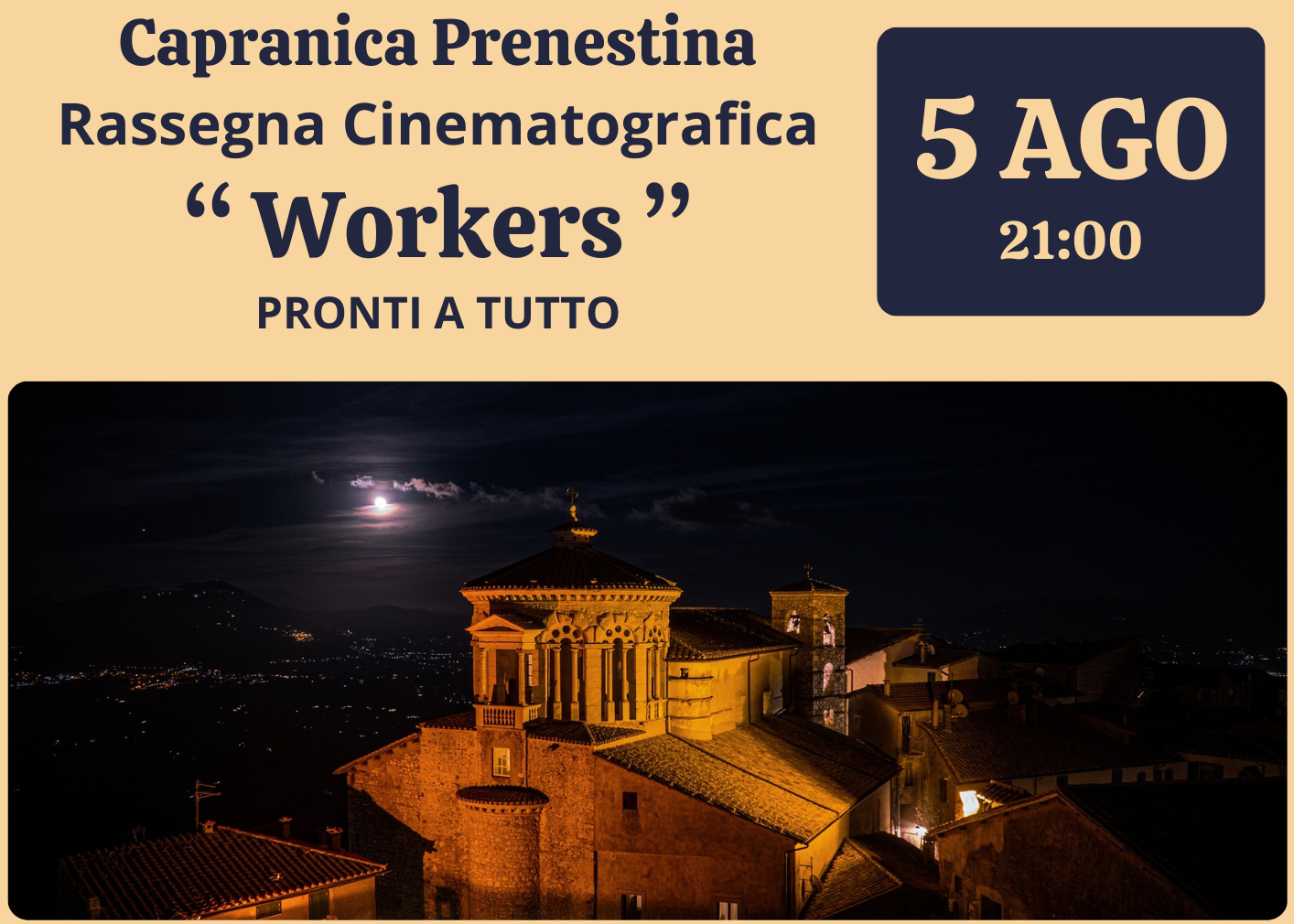 Il via alla rassegna Cineamtografica con “Workers- Pronti a tutto”