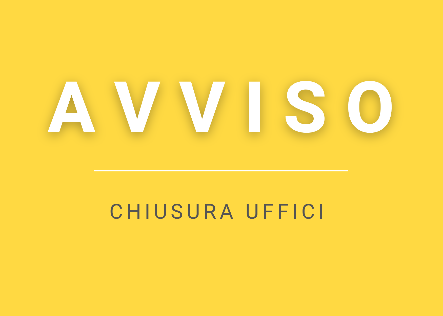 Chiusura al pubblico degli Uffici comunali martedì 13 agosto 2024