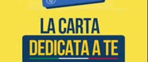 Carta Solidale 2026 "dedicata a te" INPS