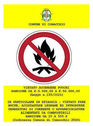 Divieto accensione fuochi