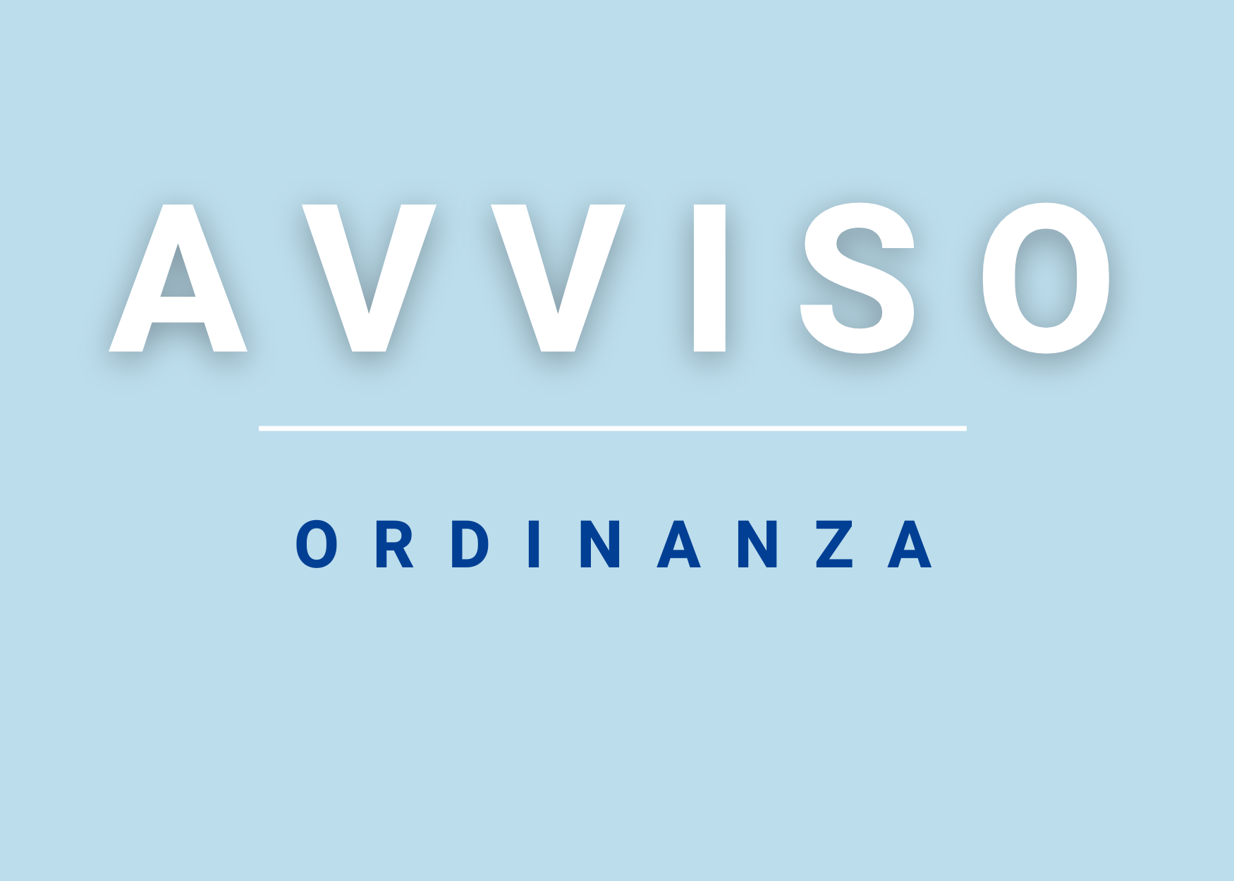 Avviso | Ordinanza n. 49 del 09/08/2024