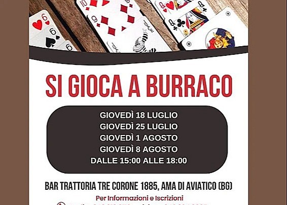SI GIOCA A BURRACO