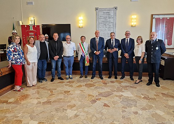 Comacchio, Visita istituzionale del Presidente della Corte dei conti - sezione controllo Emilia-Romagna Marcovalerio Pozzato.