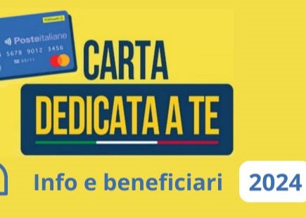 BENEFICIARI CARTA “DEDICATA A TE” 2024