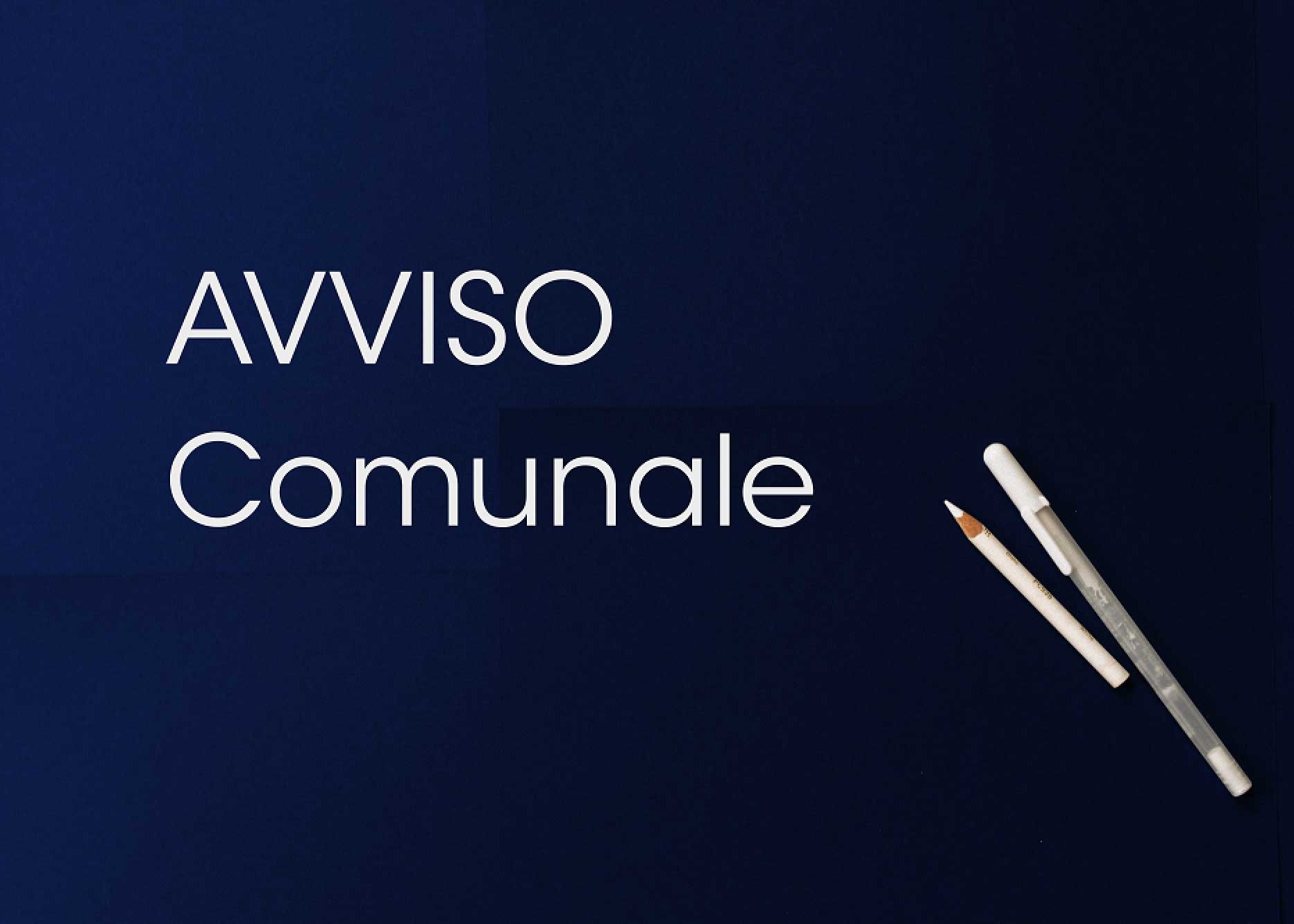 AVVISO AI CITTADINI E ALLE IMPRESE RICOGNIZIONE DANNI