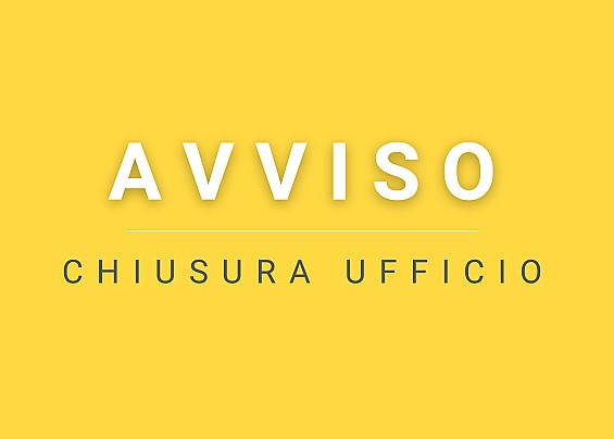 Avviso | Chiusura Ufficio Relazioni con il Pubblico (URP)