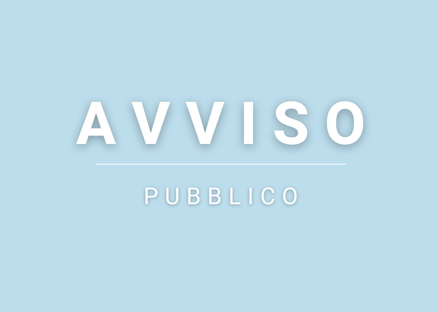 Avviso pubblico | Manifestazione di interesse
