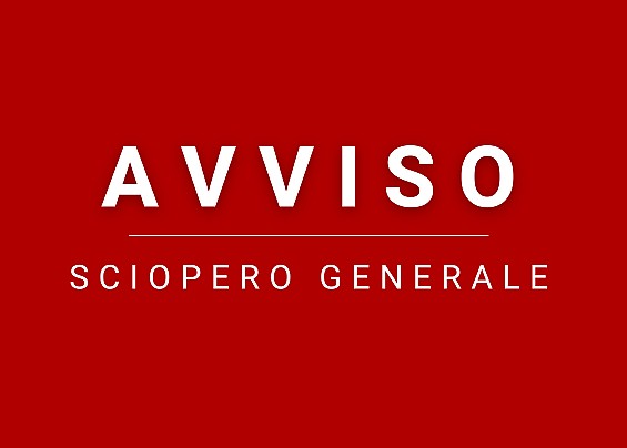 Giovedì 31 ottobre 2024, proclamazione sciopero del personale del pubblico impiego per l'intera giornata