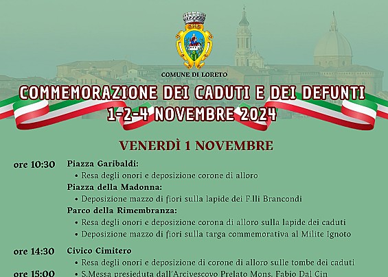 COMMEMORAZIONE DEI CADUTI E DEI DEFUNTI