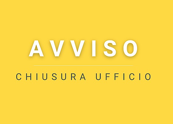 Avviso | Chiusura Ufficio Relazioni con il Pubblico (URP)