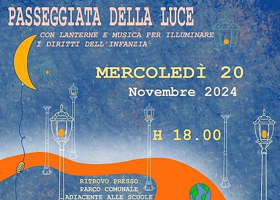 PASSEGGIATA DELLA LUCE A POMPONESCO