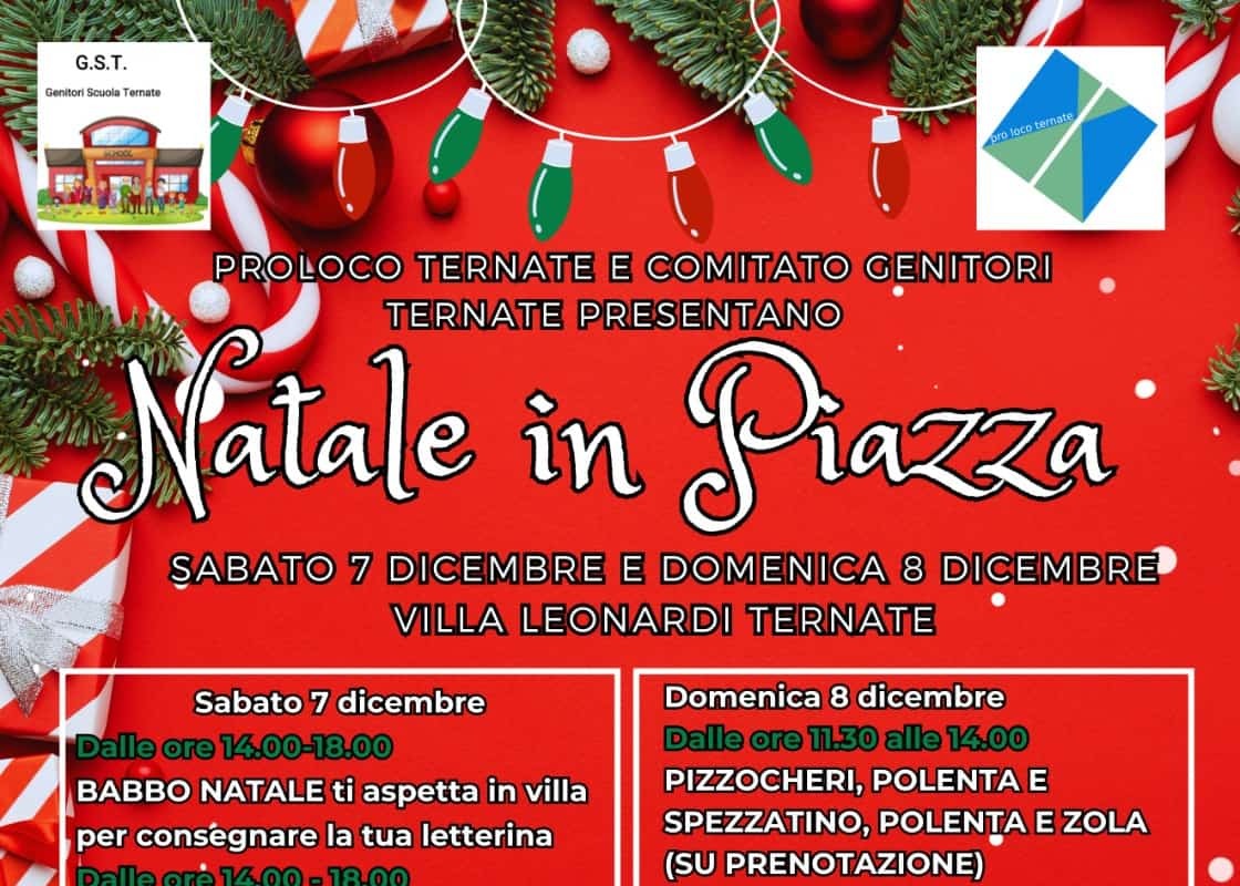 Natale in piazza - Ternate Villa Leonardi
