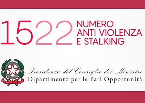 1522 NUMERO ANTIVIOLENZA E STALKING