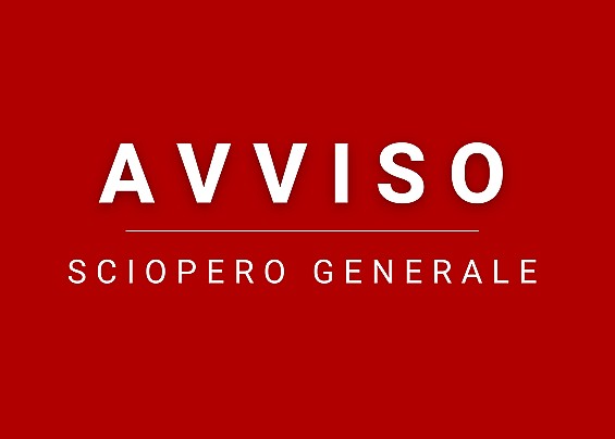 Sciopero generale il 13 dicembre 2024