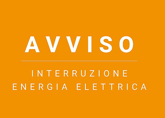 Avviso | Interruzione energia elettrica