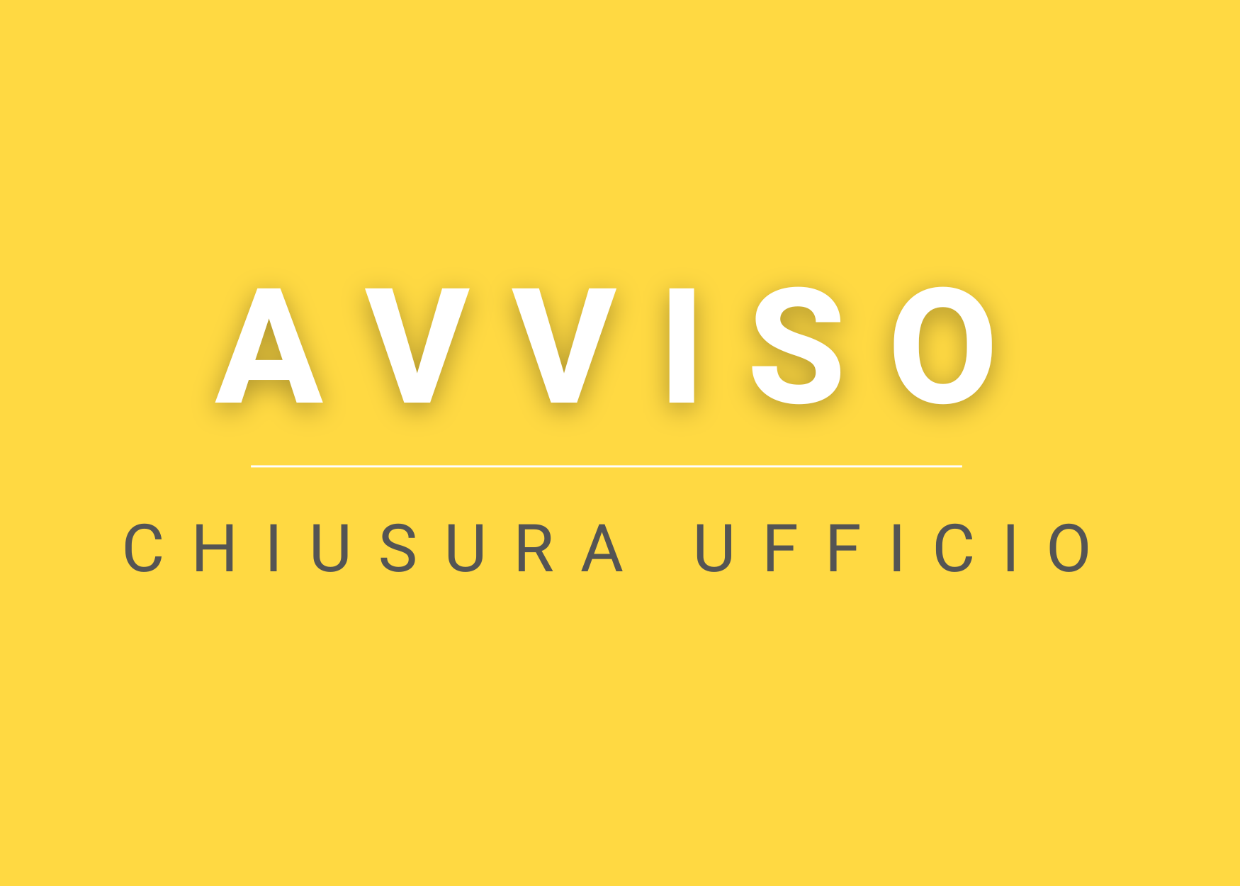 Chiusura Ufficio commercio