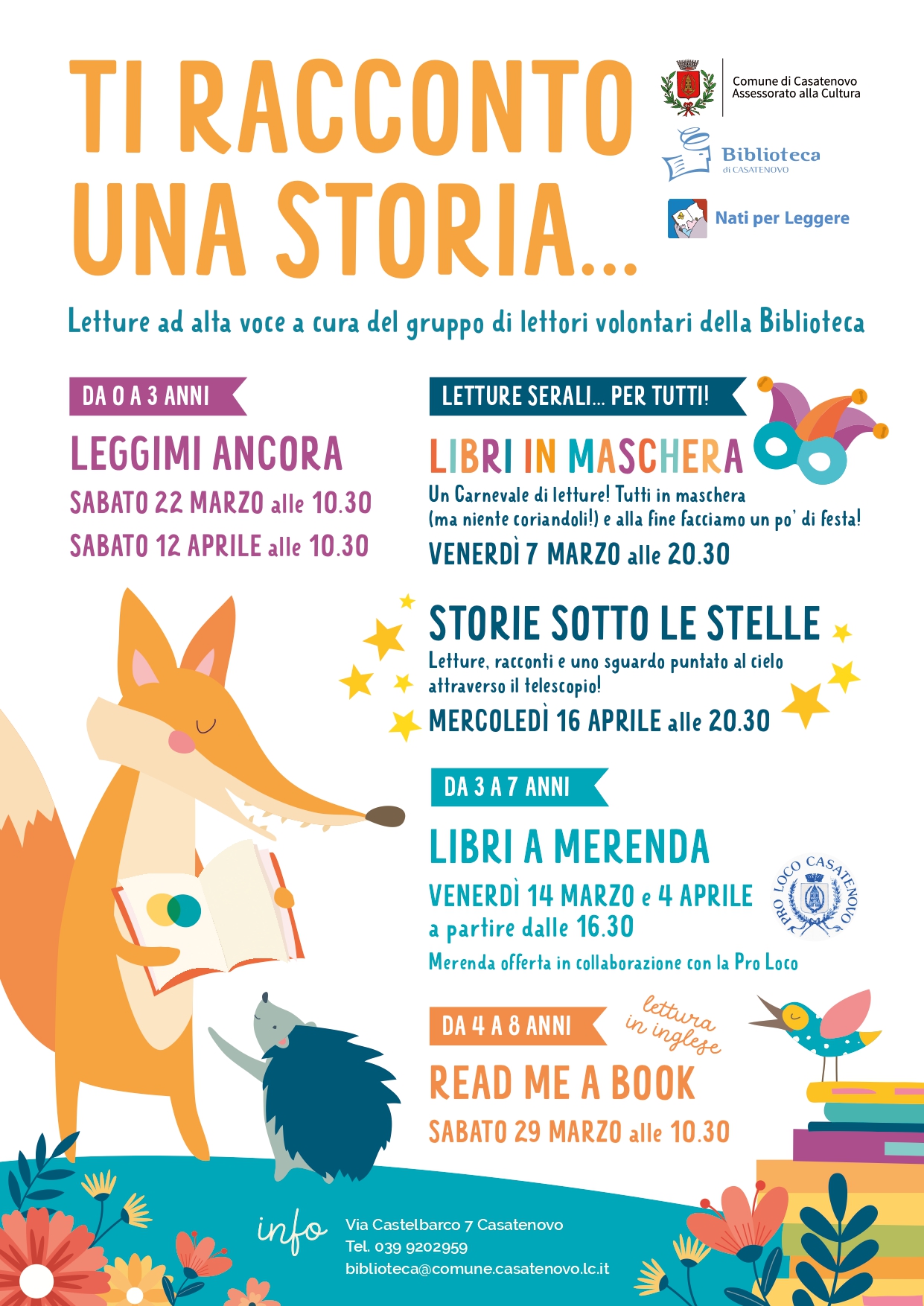 Locandina Ti racconto una storia Primavera 2025