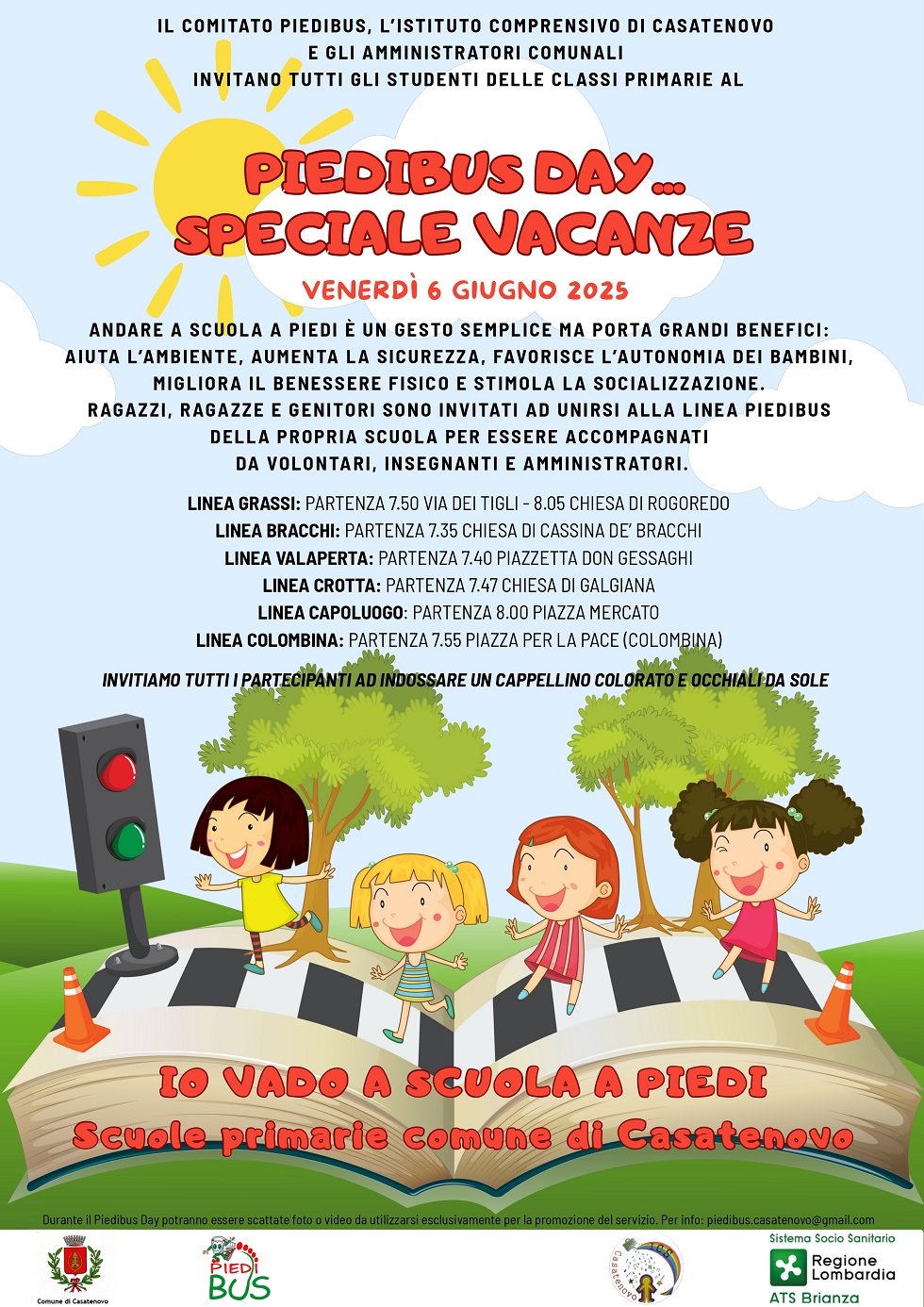 Piedibus DAY Speciale vacanze 6 maggio 2025