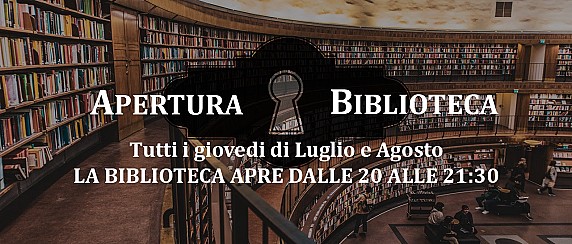 Apertura estiva della Biblioteca