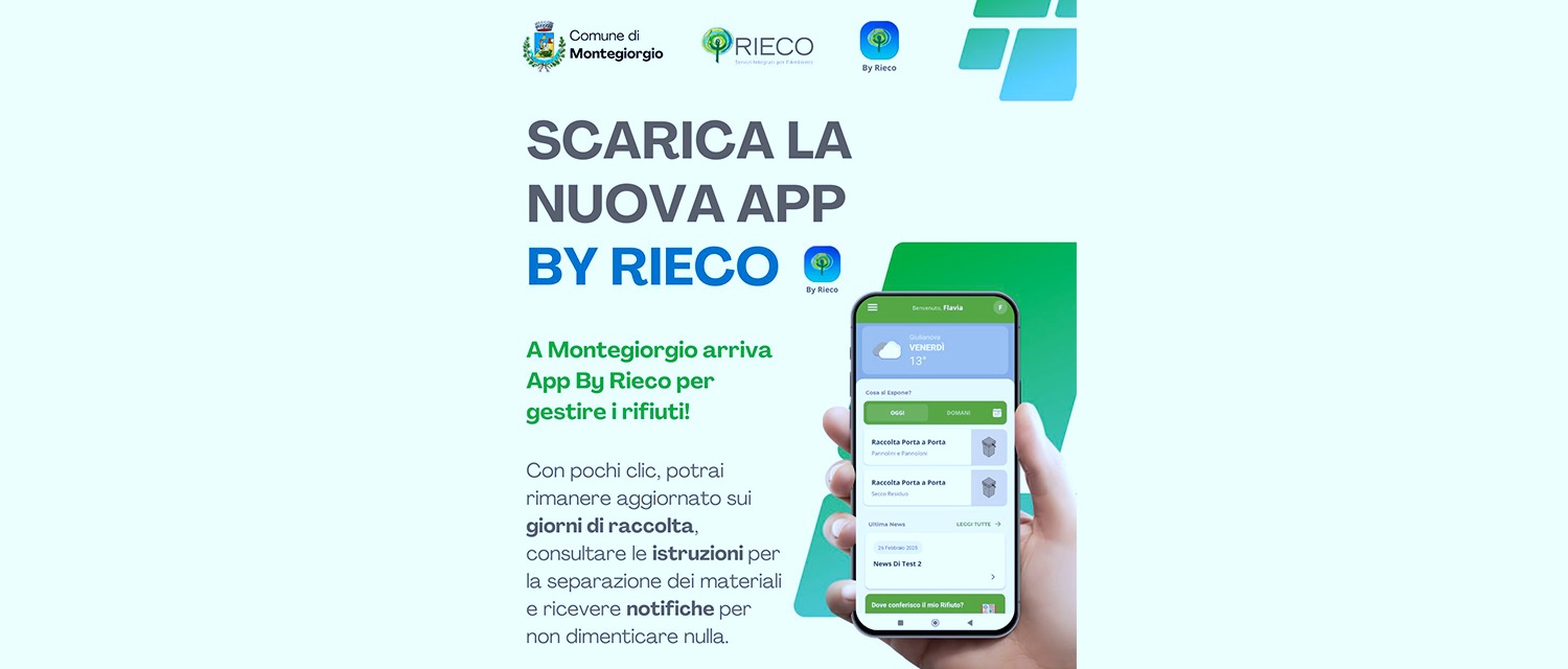 È arrivata la nuova app By Rieco
