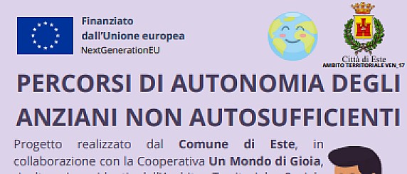 PERCORSI DI AUTONOMIA DEGLI ANZIANI NON AUTOSUFFICIENTI