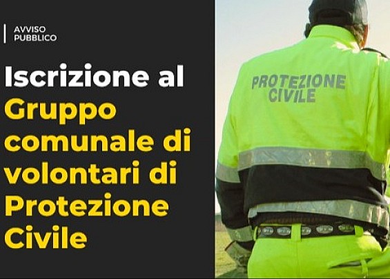 NUOVO BANDO VOLONTARI PROTEZIONE CIVILE