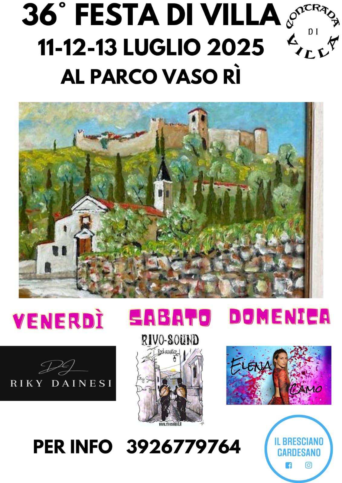 festa contrada di villa