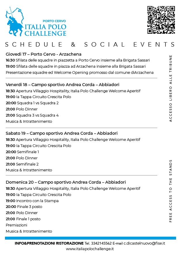 Programma IPC Porto Cervo 2025
