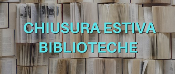 Chiusura estiva delle biblioteche del Sistema Bibliotecario Alto Metauro