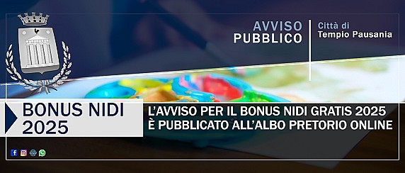 Bonus Nidi gratis 2025