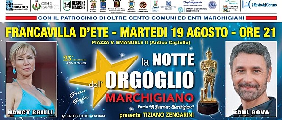 XXV ed. de "La Notte dell'Orgoglio Marchigiano"