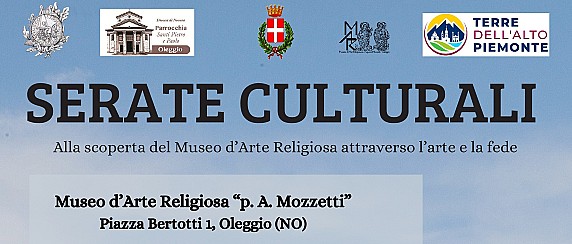 SERATE CULTURALI AL MUSEO D’ARTE RELIGIOSA DI OLEGGIO (MAR) – MERCOLEDÌ 16 LUGLIO ORE 21.00