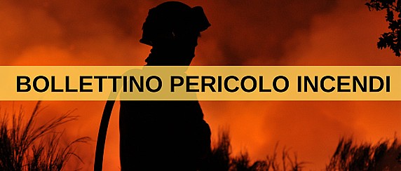 BOLLETTINO DI PREVISIONE DI PERICOLO INCENDIO N. 78 PER VENERDÌ 18/07/2025