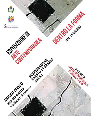 Esposizione Arte Contemporanea DENTRO LA FORMA_locandina