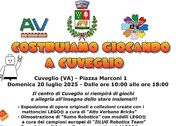 Evento "Costruiamo giocando a  Cuveglio"
