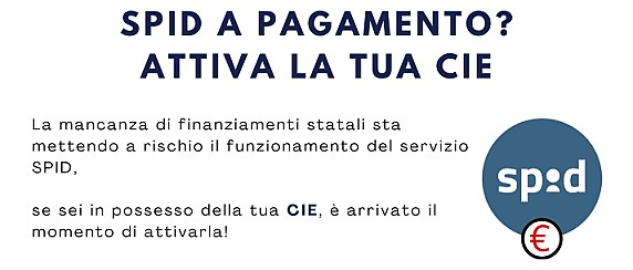 SPID a pagamento? Attiva la tua CIE