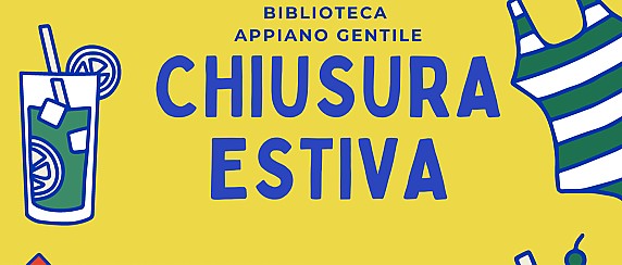 Chiusura Estiva della Biblioteca Comunale
