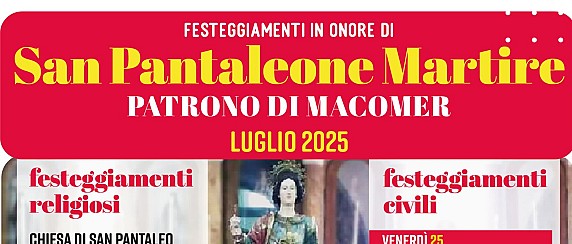 Festeggiamenti in onore di San Pantaleone Martire