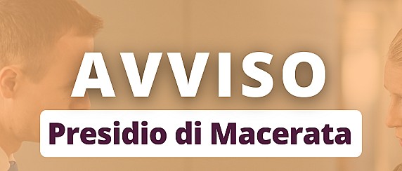 Trasferimento dello Sportello Studenti del Presidio di Macerata