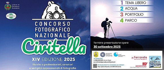 XIV° Concorso Fotografico Nazionale "Civitella" 2025