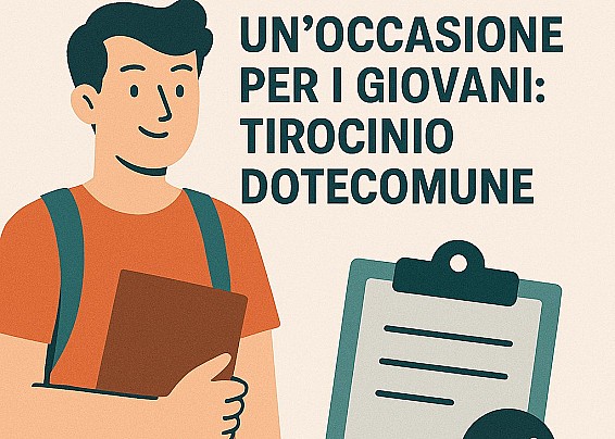 Un’occasione per i giovani: tirocinio Dote Comune area LLPP