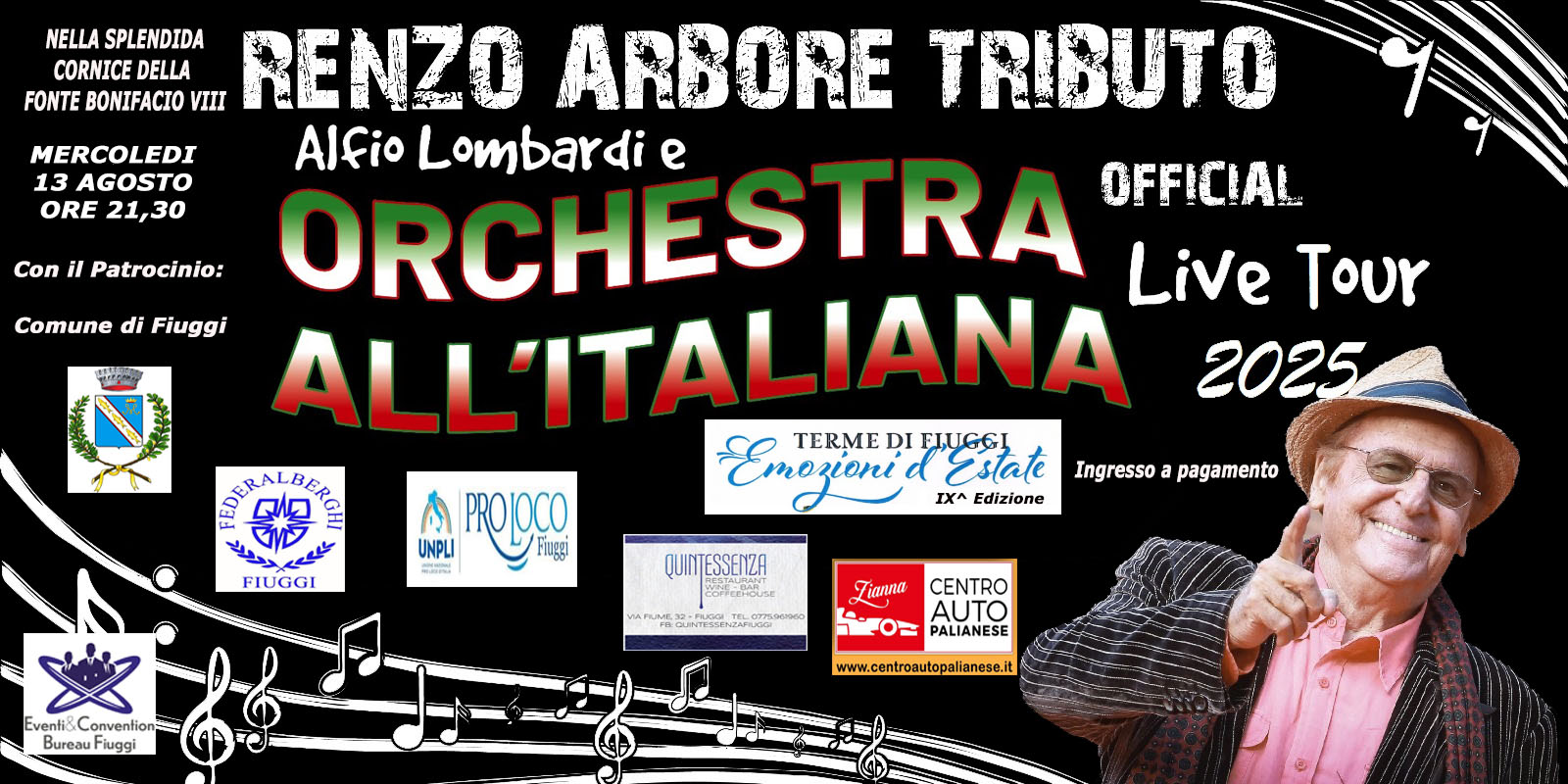 13 AGOSTO 2025 TRIBUTO A ARBORE