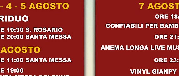 Festeggiamenti in onore di San Michele e San Felicissimo