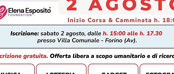 Forino corre in ricordo di Elena